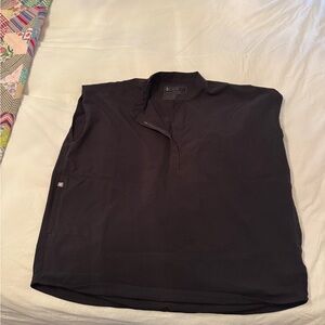 black rafaela size medium scrub top